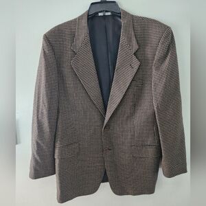 Bachrach Vintage Mens Jacket Blazer Size 42R Brown